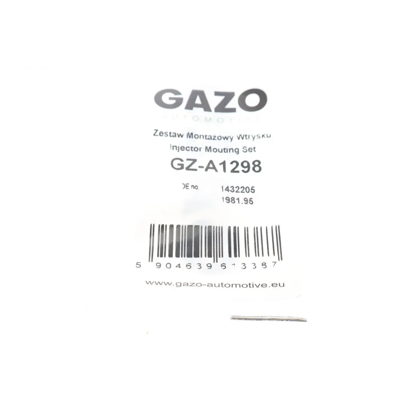 Ремкомплект форсунки GAZO GZ-A1298 для Ford B-Max, Fiesta, Focus 1.5/1.6 TDCi