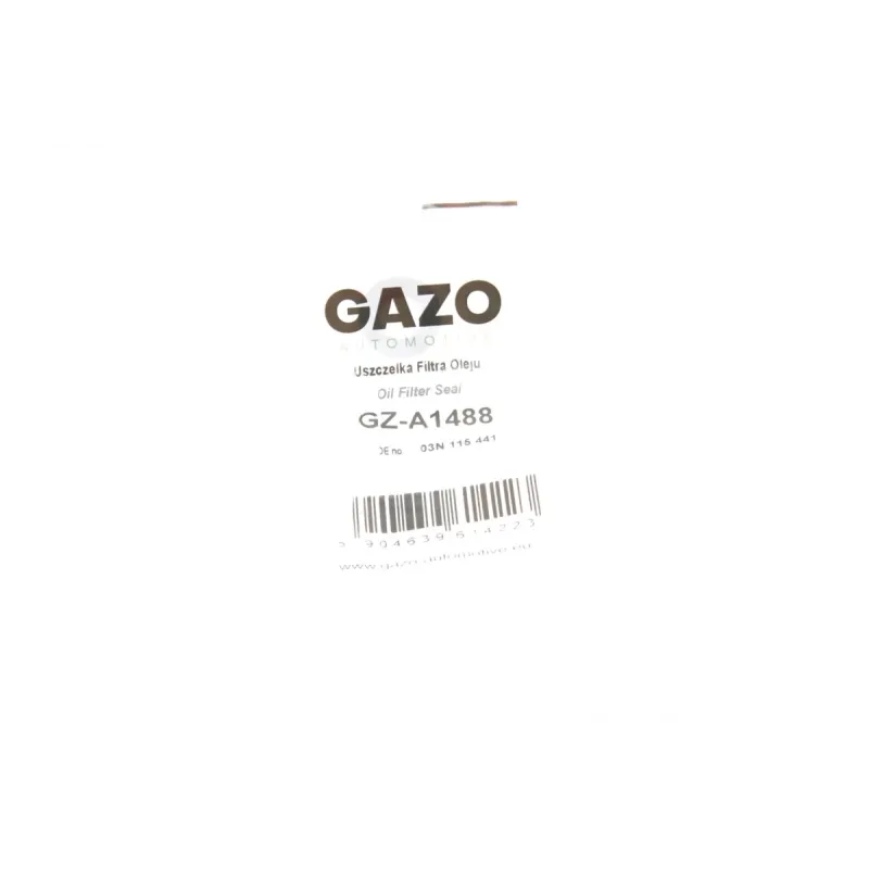 Прокладка корпусу масляного фільтра GAZO GZ-A1488 для Audi A4 B8/B9, A6 C7 2.0 TDI