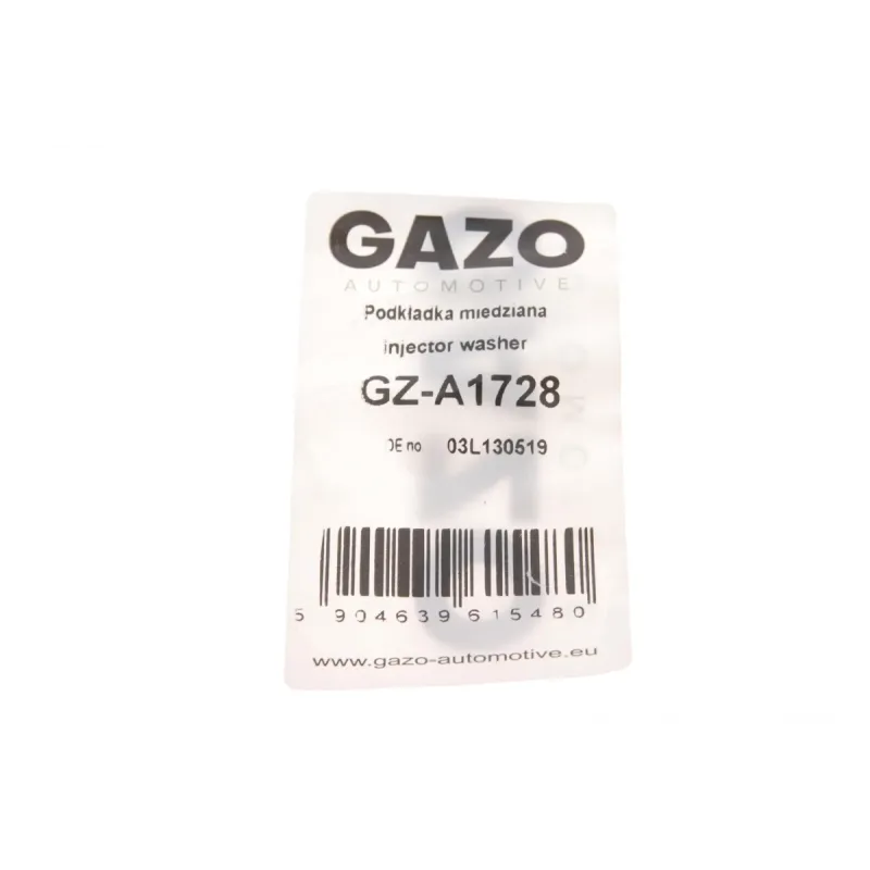 Шайба під форсунку GAZO GZ-A1728 для Volkswagen Caddy, Audi A3 1.6TDi 2010-