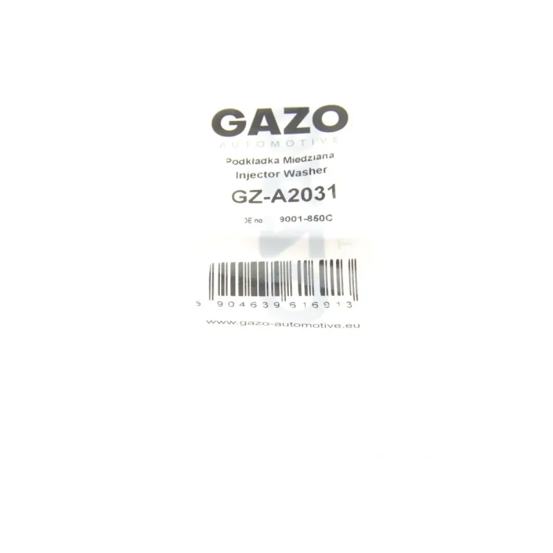 Шайба під форсунку GAZO GZ-A2031 для Renault Trafic 1.9-2.5DCI, Dacia Logan 1.5 dCi