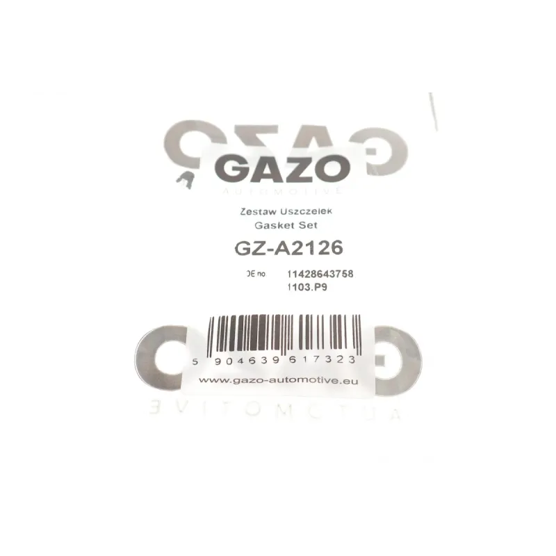 Прокладка корпусу масляного фільтра GAZO GZ-A2126 для Citroen Berlingo, Peugeot Partner 1.6VTi 2009-