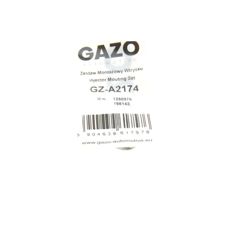 Ремкомплект форсунки GAZO GZ-A2174 для Citroen Jumpy, Peugeot Expert 2.0 HDi 2000-2016 (втулка, шайба, 4 кільця)