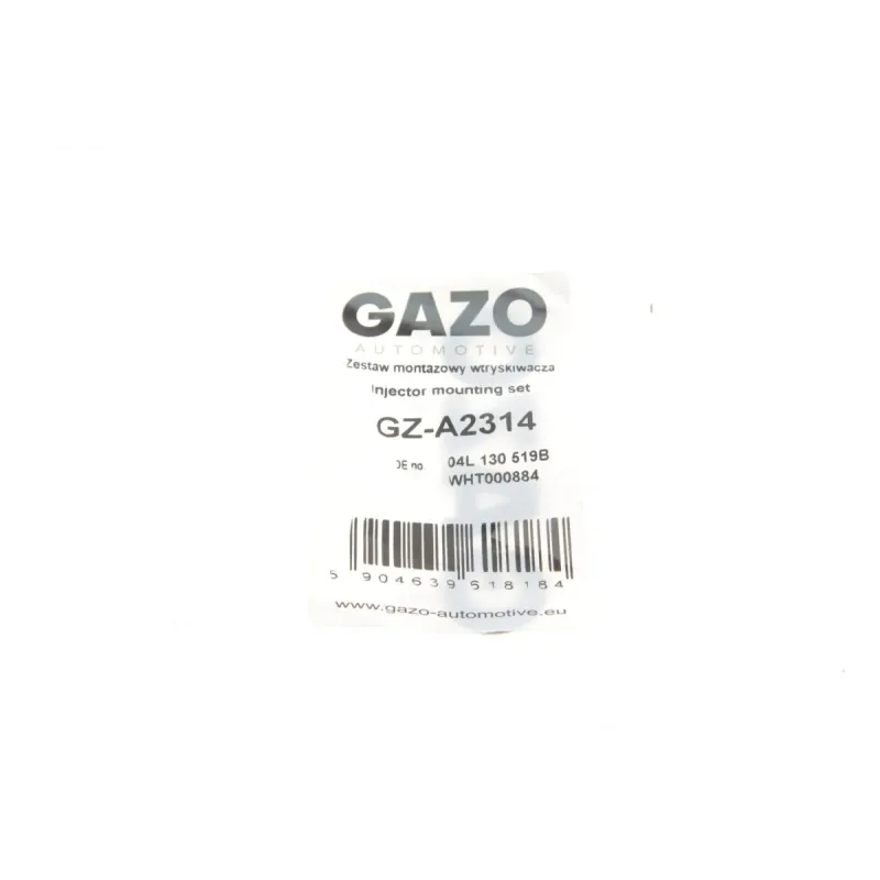 Ремкомплект форсунки GAZO GZ-A2314 для Volkswagen Crafter, Multivan T6 2.0 TDI
