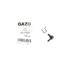 Штуцер шланга зливу Г-подібний GAZO GZ-C1027 з захистом (пластик)