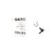Штуцер шланга зливу Г-подібний GAZO GZ-C1027 з захистом (пластик)
