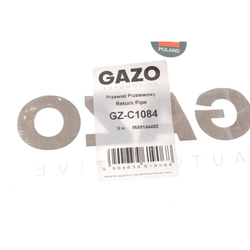 Шланг зливний GAZO GZ-C1084 для Fiat Ducato, Scudo 2.0 JTD 1999-2006