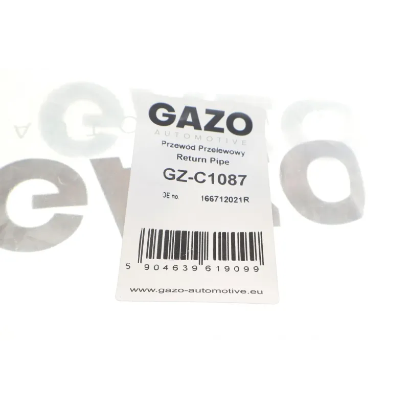 Шланг зливний GAZO GZ-C1087 для Renault Kangoo/Logan II/Clio IV 1.5 dCi