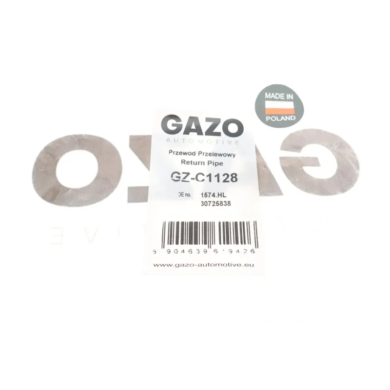 Шланг зливний GAZO GZ-C1128 для Volvo C30/S40 II 2.0 D 2006-2012 Common Rail