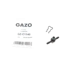 Штуцер зливного шланга Т-подібний GAZO GZ-C1140 (пластик, із захистом)