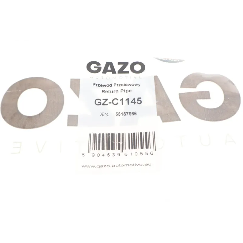 Шланг зливний GAZO GZ-C1145 для Opel Astra H/Combo/Corsa D 1.3D 05-, Fiat Doblo 1.3D 05-