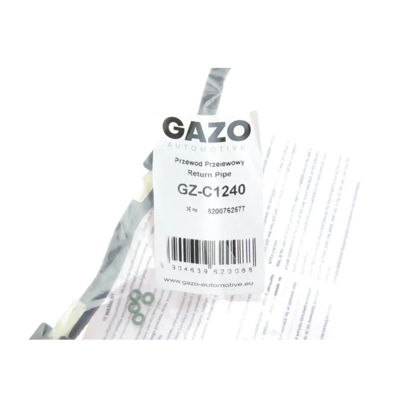 Шланг обратки GAZO GZ-C1240 для Renault Trafic, Opel Vivaro 2.0CDI 2006- Common Rail