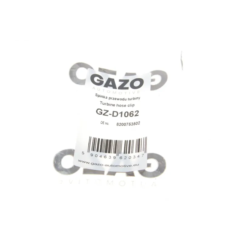 Фіксатор патрубка інтеркулера GAZO GZ-D1062 (к-кт 5 шт.) для Opel Movano B, Renault Master III 2010-