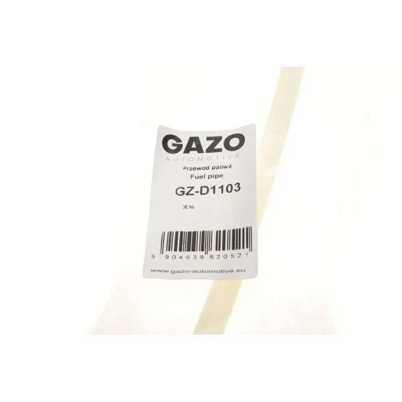 Паливопровід GAZO GZ-D1103 (10x12x0.5 м) для трубок, шлангів, рейок паливних