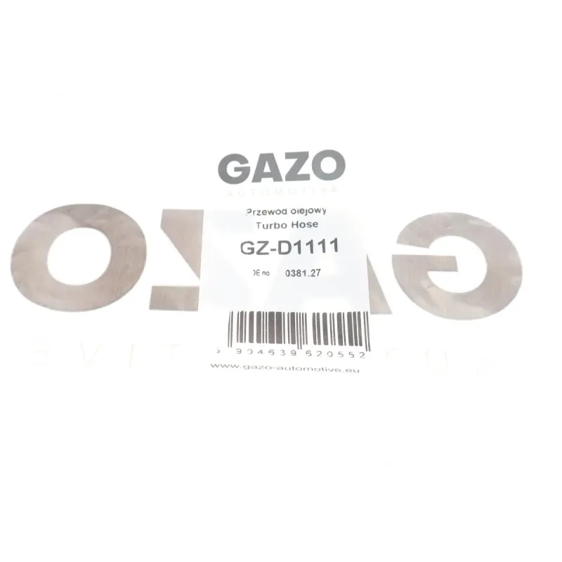 Патрубок зливу оливи турбіни GAZO GZ-D1111 для Fiat Scudo, Peugeot Partner 1.6HDI 2007-