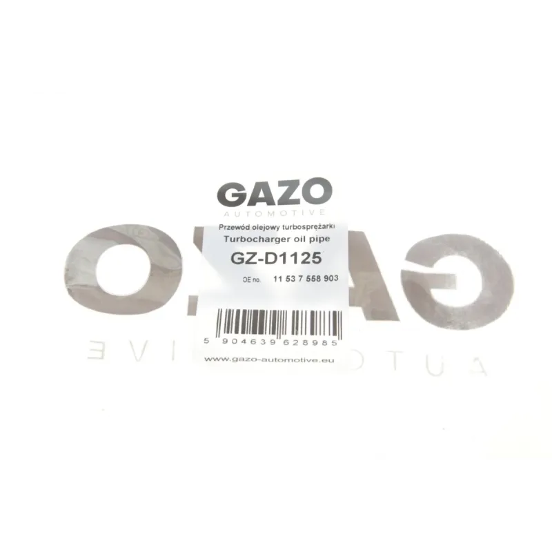 Трубка системи охолодження турбіни GAZO GZ-D1125 для BMW 3 (E90) 335i N55/N54 2006-2011