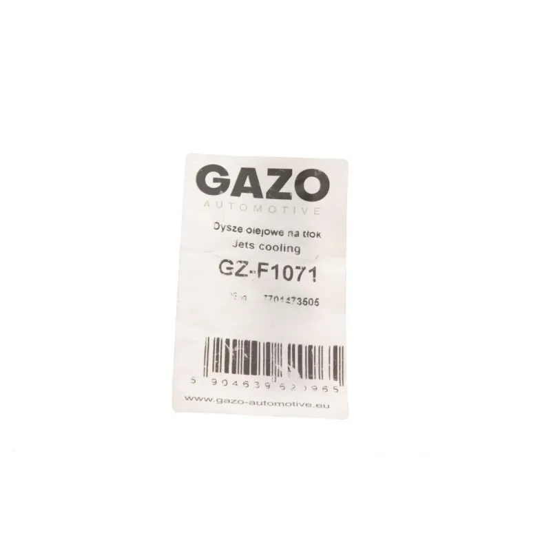 Форсунка масляна GAZO GZ-F1071 для Renault Megane/Scenic 1.5 dCi/1.6 99- (к-кт)