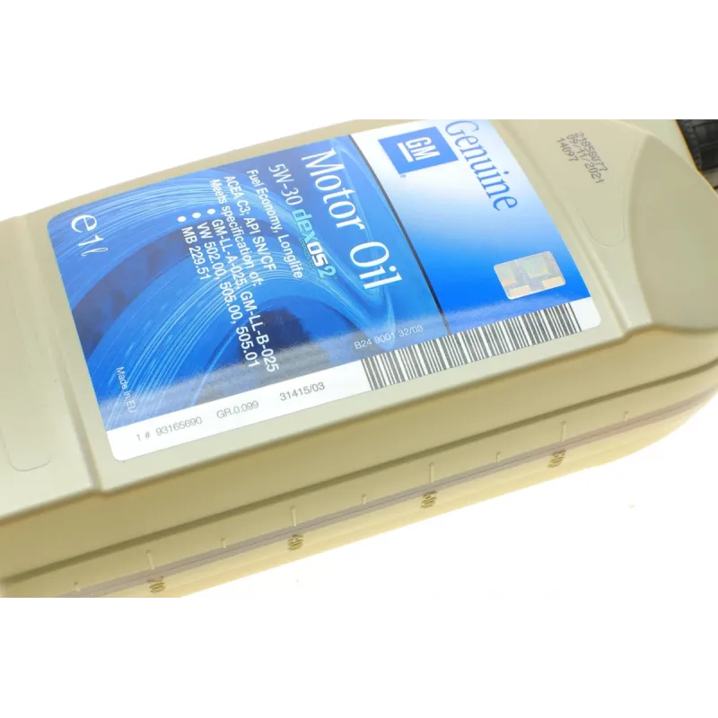 Моторна олива GM Dexos2 5W-30 1L (артикул 93165690)