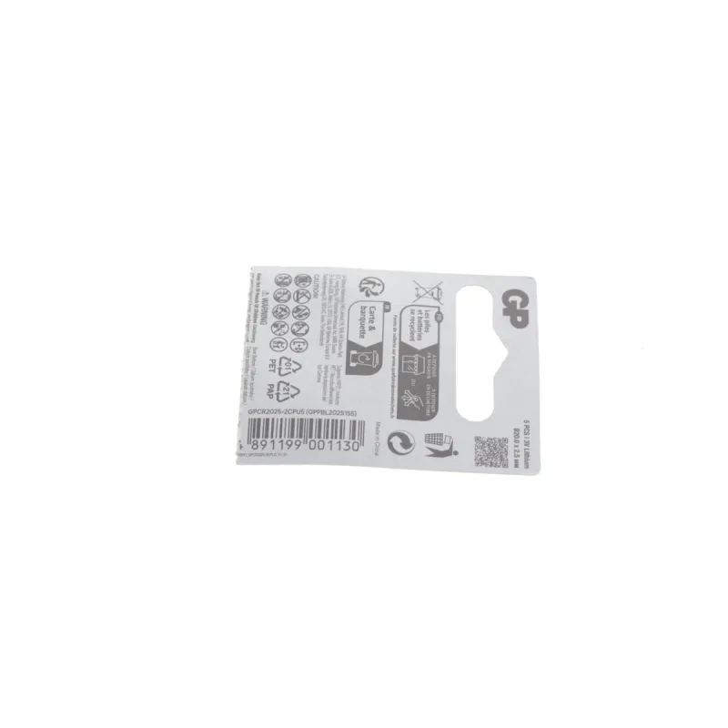 Батарейка GP Lithium CR2025-8U5 (3V DC) 1шт