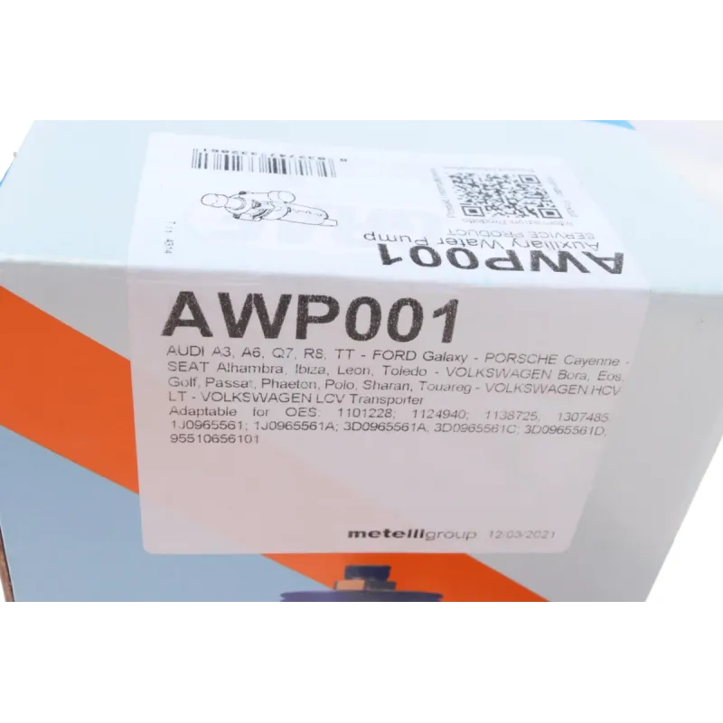 Насос системи охолодження електричний GRAF AWP001 для Audi A3, A6, VW Golf, Passat 1994-2015