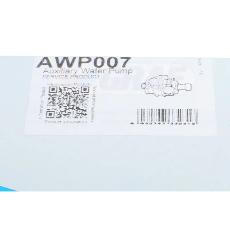 Насос системи охолодження електричний GRAF AWP007 для Audi A3, VW Golf, Skoda Octavia