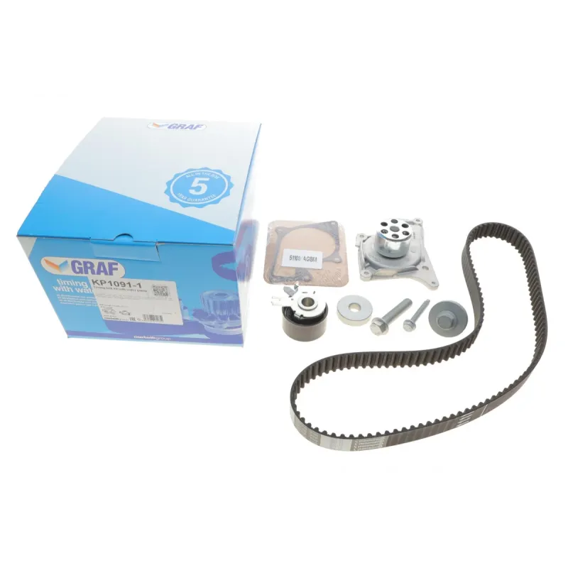 Комплект ГРМ + помпа Renault Kangoo/Laguna/Megane/Scenic/Duster/Nissan 1.5dCi 09- (123x27) (PA1091)