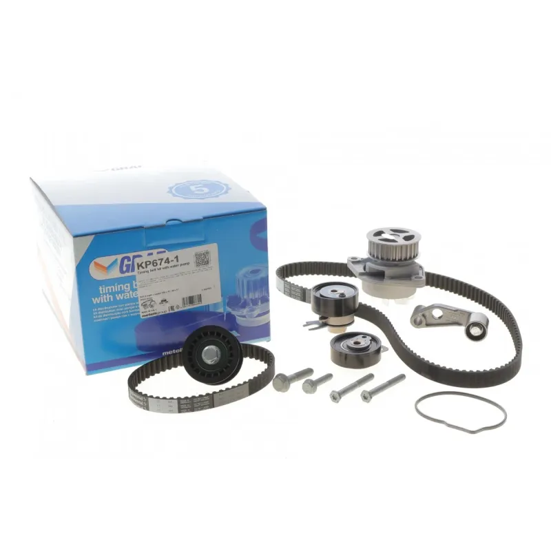 Комплект ГРМ з помпою GRAF KP674-1 для Skoda Fabia/Octavia, VW Golf/Polo 1.4 16V 1999-2013