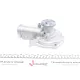 Помпа води GRAF PA1003 для Mitsubishi Lancer, Outlander 2.0 4WD/GDi 2003-2013 (8 лоп, Ø 30мм)