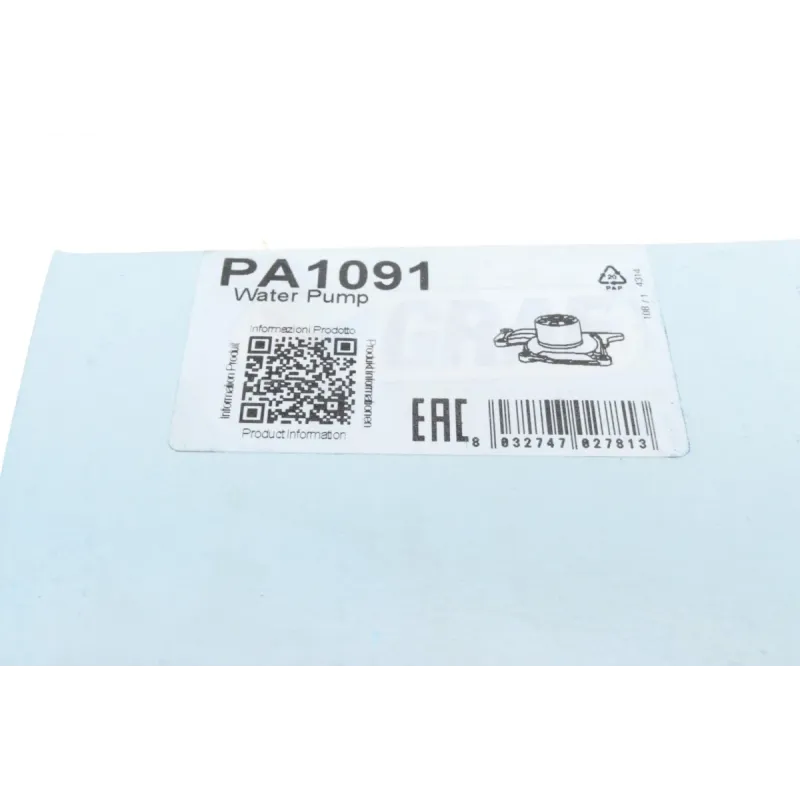 Помпа води Renault Kangoo/Clio/Duster/Laguna/Megane/Nissan Qashqai/Juke/MB 1.5dCi 09- (Ext.)(12лоп)
