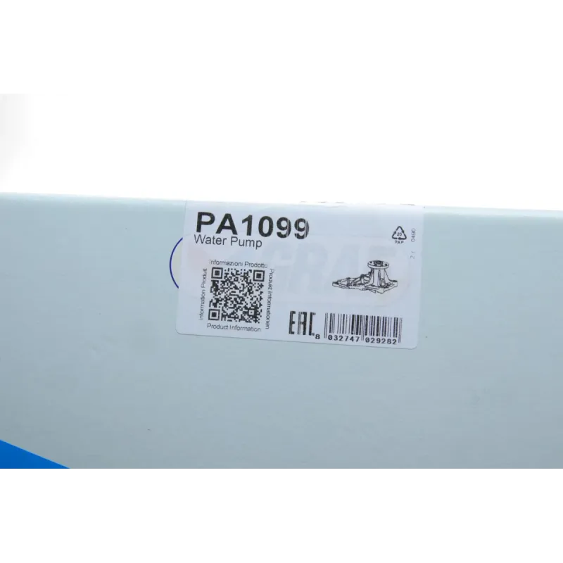 Помпа води GRAF PA1099 для Mazda 3/6/CX-7 2.2 MZR CD 2009-2013, 6 лопатей, 66.8 мм