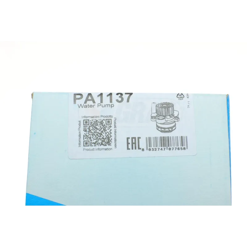 Помпа води Audi/Seat/Skoda/VW Crafter/Caddy/T5/Passat/Golf 1.6TDI/2.0TDI/BiTDI 06- (19z)(R/B)(8лоп)