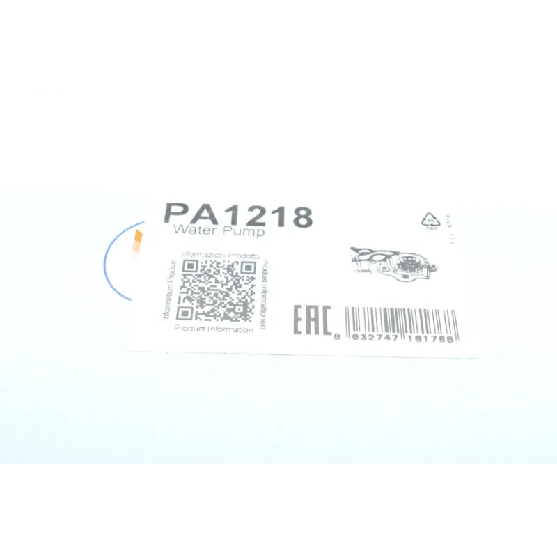 Помпа води GRAF PA1218 для Skoda Fabia, Octavia, VW Golf, Passat 1.0-1.6 TSI 2012- (28 зубців)