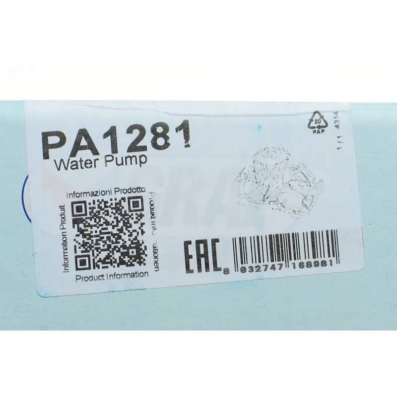 Помпа води Volvo S60/S80/S90/V40/V60/XC40/XC60/XC70/XC90 2.0D 15- (19z) (R/B) (7 лоп.)