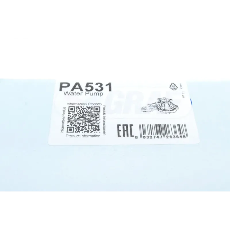 Помпа води Renault Kangoo/Master/Laguna/Megane/Opel Movano 1.8/1.9dCi/dTi/D/2.0 95-03 (R/B)(8лоп)