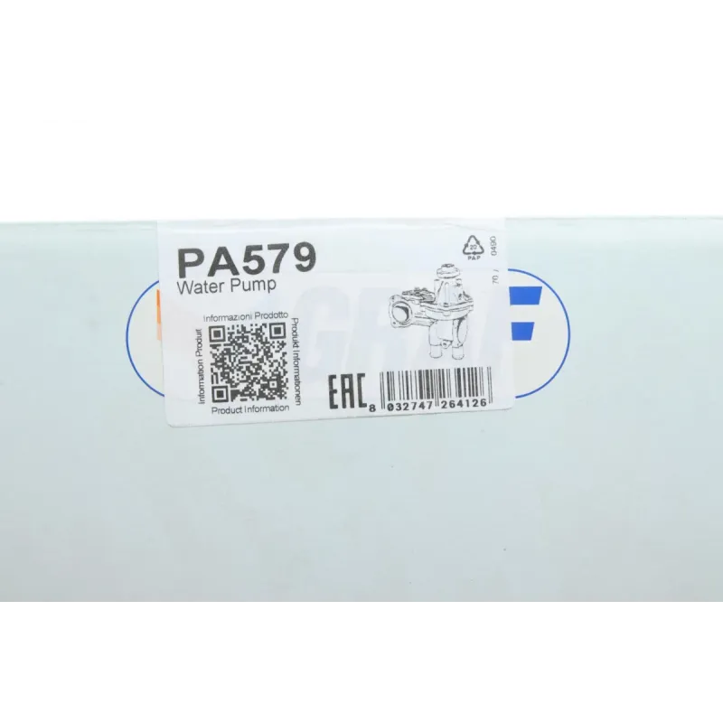 Помпа води Audi/Seat/VW 1.3/1.5/1.6/D/TD/1.7/1.8/1.9D/TD/TDI/SDI/2.0/E (B/B) (6 лоп) (з корпусом)