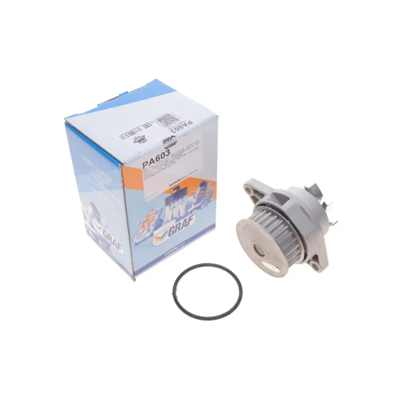 Помпа води GRAF PA603 для Seat Cordoba/Ibiza, Skoda Octavia, VW Golf/Polo 1.4i/1.6i 1995-2009 (27 зубів)