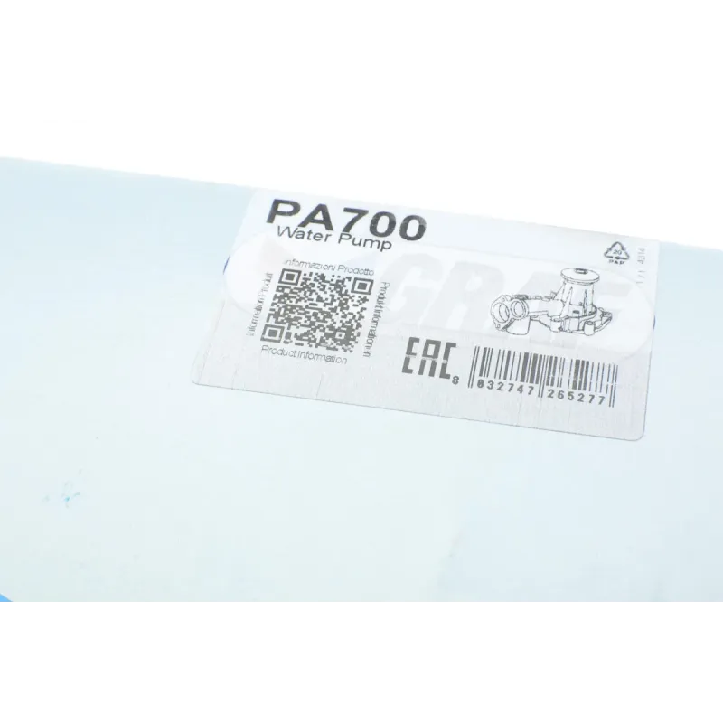 Помпа води Mitsubishi Pajero/L200/L300/L400 2.3D/TD/2.5D/TD 82-07 (R/B) (8 лоп) (з корпусом)