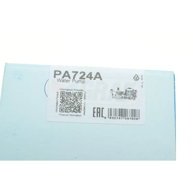 Помпа води Renault Kangoo/Laguna/Megane/Scenic 1.4/1.6 97-08/Logan 14- (20z)(B/B)(8лоп)