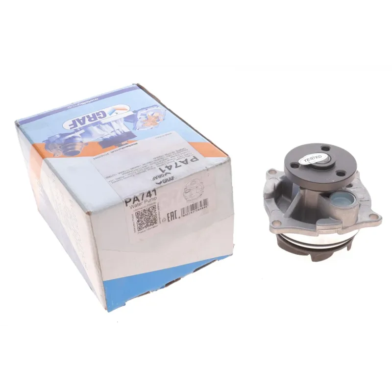 Помпа води GRAF PA741 для Ford Focus, Mondeo, Transit 1.6-2.0 16V 1998-2013 (6 лоп.)