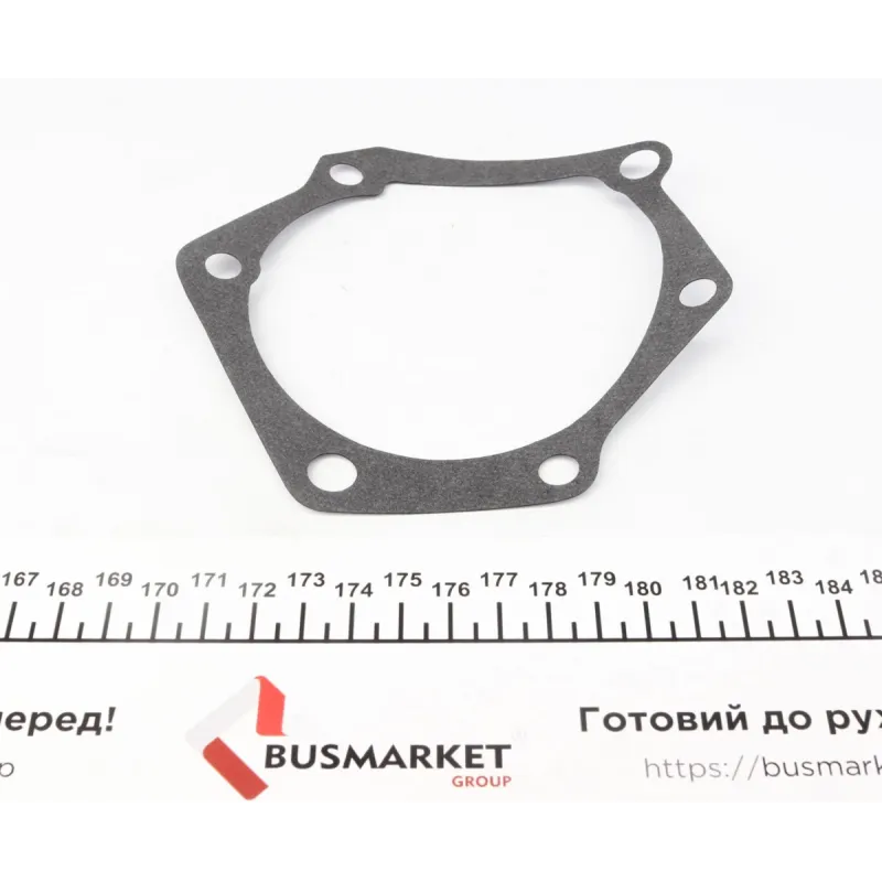 Помпа води GRAF PA767 для Toyota Land Cruiser 2.4TD 90-93, Land Cruiser Prado 3.0D 02- (8 лопатей, металеве колесо)