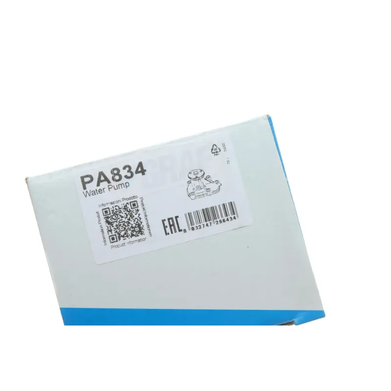 Помпа води GRAF PA834 для Opel Astra G/H/J, Combo, Corsa C/D 1.7CDTI/DTI, 7 лопатей, Ø 30мм
