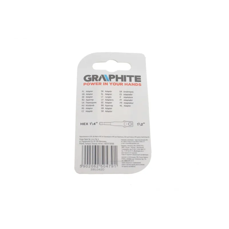 Перехідник для шуруповерта GRAPHITE 56H556 M6x1/2