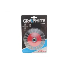 Щітка дискова GRAPHITE Ø115 мм M14, артикул 57H591