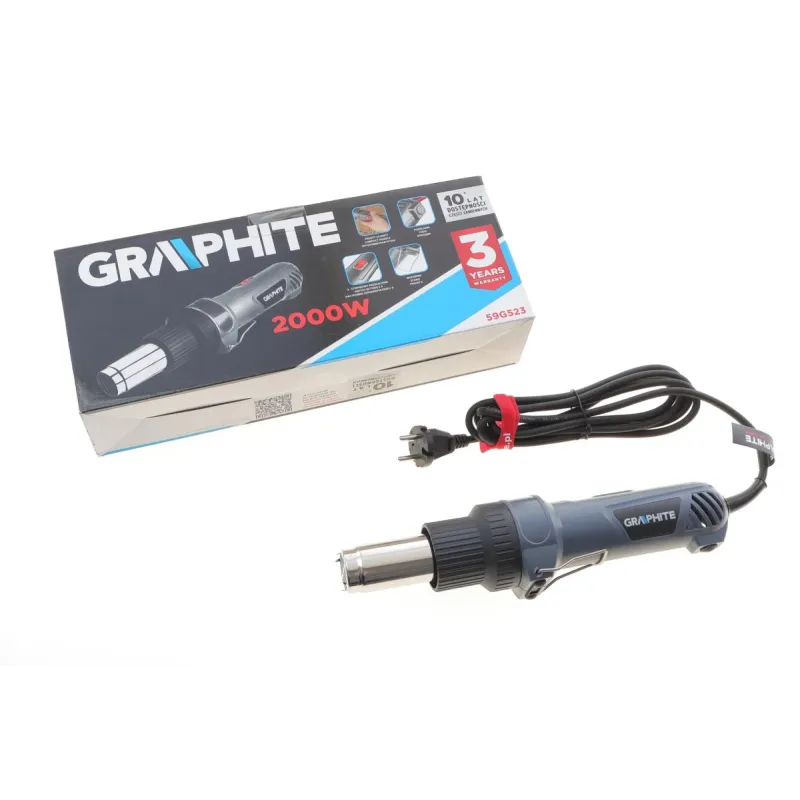 Термофен будівельний GRAPHITE 59G523 (2 режими: 350°C/550°C)