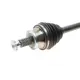 Піввісь передня GSP 203063 для Skoda Fabia, VW Polo, Seat Ibiza (36z/501mm)