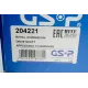 Піввісь передня GSP 204221 для BMW X1 (F48) / X2 (F39) 2014-2022 (R), 31x27x938 мм