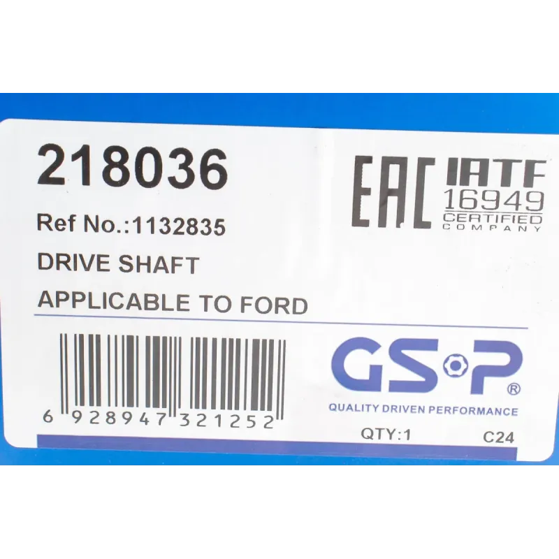 Піввісь Ford Transit 2.0TDCi 00-06 (L) (28x26x797x48T) (+ABS)