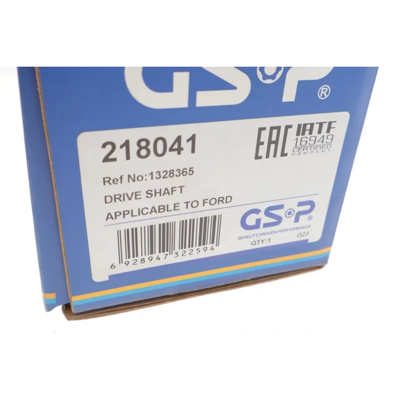 Піввісь GSP 218041 для Ford Tourneo Connect / Transit Connect 1.8 TDCi 632 мм (L)