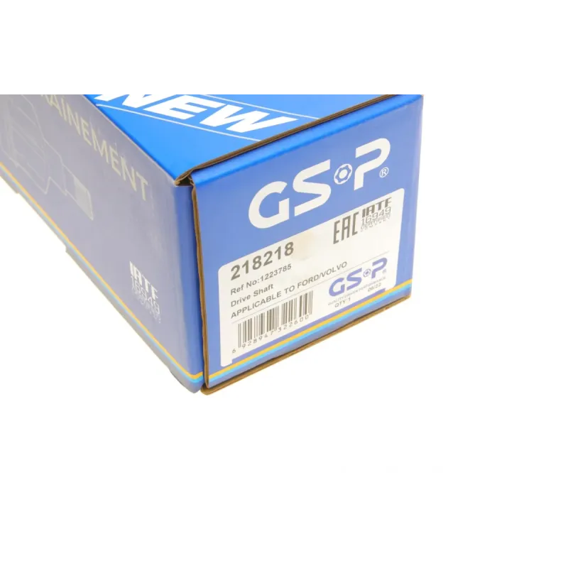 Піввісь передня GSP 218218 для Ford Focus/Volvo S40/V50 582 мм