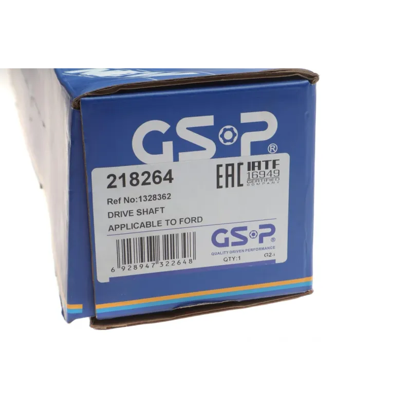 Піввісь права GSP 218264 для Ford Transit Connect 2002-2013 (25x26x962)