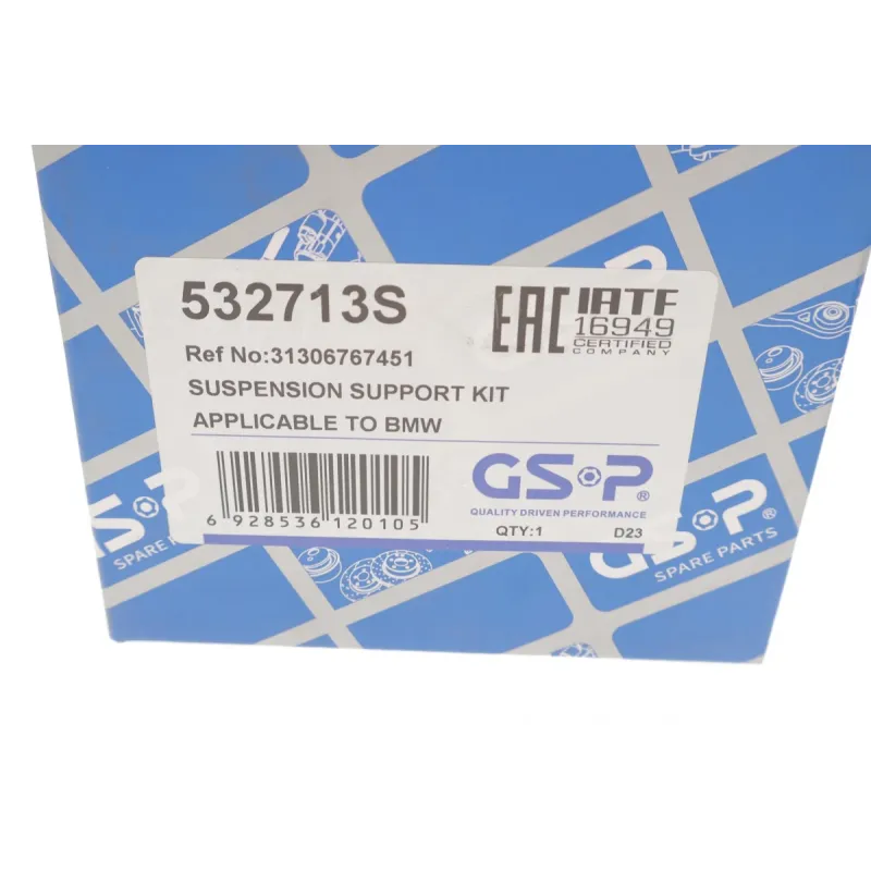 Подушка амортизатора переднього GSP 532713S для BMW 1 (E81/E87) 115-265 к.с., 14 мм